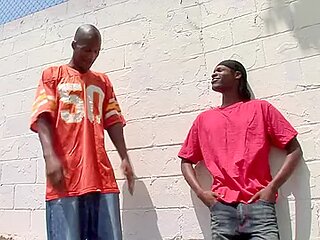 Horny black thugs rockin' each others world!