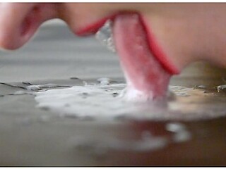 Close Up Blowjob, Cum In Mouth - Cum Play From Hot Wife