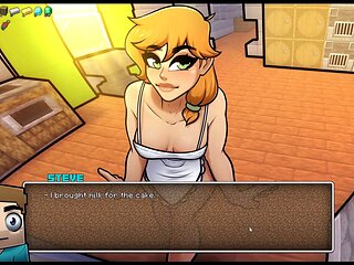 Big booties giving a hand in this wild parody scene