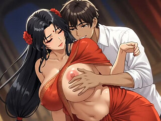 Big boobs stepmom and Step son