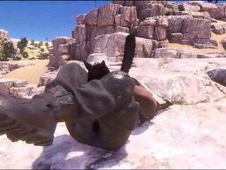 Wild Life. Ebony girl gets destroyed by big monster cock