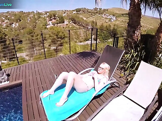 Lovely 19-year-old Lola Taylor stands tall and takes a