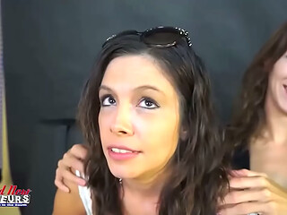 Meredith Jamie Tiny Tattooed Brunettes Shared Deepthroat Passion Cum!