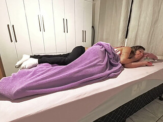My Stepfather Visits Me at Night to Cum in My Little Pussy