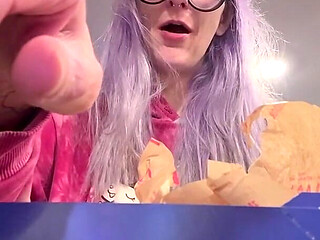 67 Giantess Eating & Burping