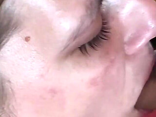 Submissive Cumslut Sucking Big Cock and Cumshot