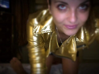 Stoyca in a gold suite part 1