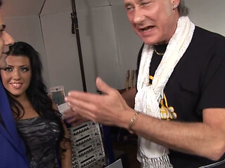 Wicked Radio Scene-1_gorgeous, Big-assed Brunette in Lingerie Gets Fucked by Mature Cocks