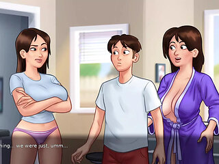 step sister and anon make hot seen in summertime saga part 51