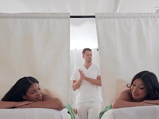 Spa seductress is going to get fucked on all fours