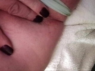 Playing with my tight ass