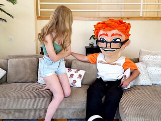 Hot blonde star gets her tight petite pussy butterfucked deep