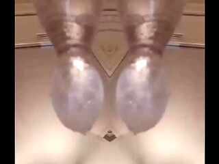 MIRRanuz 29 20240918 BARBIE head fuck myAnus DP 2 dildos Glass Knotted Plug DP