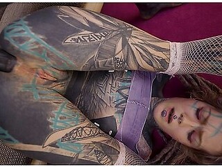 Alt Babe Bends Over And Takes It All Toys, Dick, And Machine Claiming Her Ass With Lily Lu