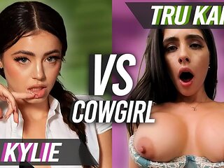 Cowgirl Showdown Kylie Quinn vs True Kait - ThirdBase
