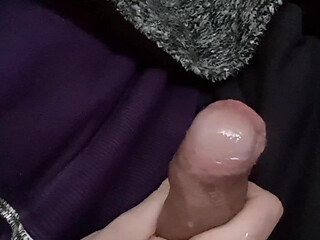 Stroking My Thick Cock Till I Explode Huge Load After Edging - Close Up POV