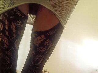 Horny CD alone at home