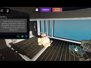 Deme169 impregnates his ex-wife Spatz McAlister again in Roblox (Raw Footage) [uncensored]