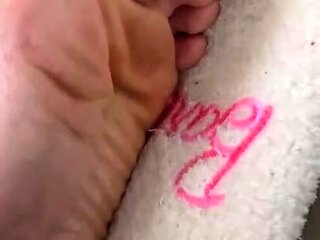 Maitresse Madelines solo foot fetish POV