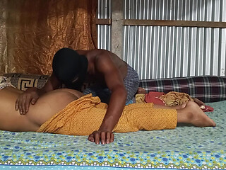 Step Sister with First-time Village at Home