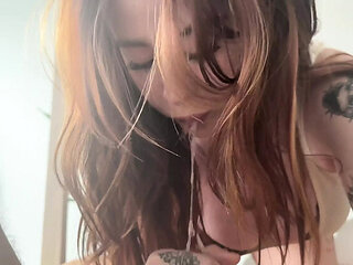 Step Sister Teaches Me How To Fuck and Then Begs For My Cum - Rosie Rider