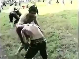 Turkish Wrestlers' Outdoor Muscle Showdown