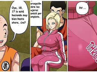 Car Toon In Gohan Fucks Android 18 In The Middle Of The Power Tournament