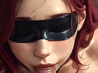 Members Only - Her Halloween Cosplay Was a Succubus, and She Begged to Be Fucked Deep - Ai Generated