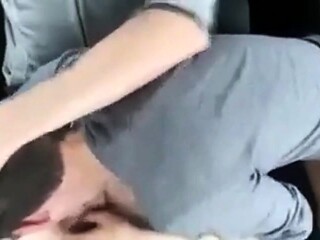 Big Cock Blowjob in the Car at a Public Park