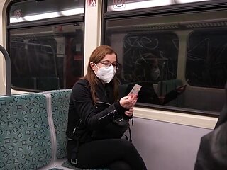 Girl from the train gets fucked by the ticket inspector