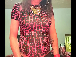 Busty Sissy Cumming