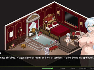 Hentai Game - Naughty Big-boobs Married Woman Sex - Immoral Bathhouse