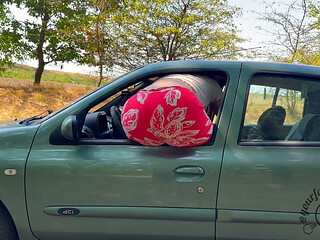 Tummy Hurts so I Fart in the Car on a Field
