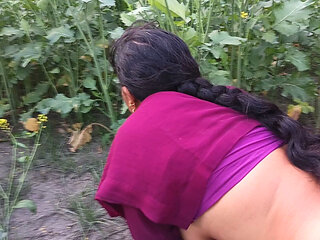 Punjabi Bhabhi Outdoor Sex. Bhabhi Fucked in Doggy Style in N Jungle