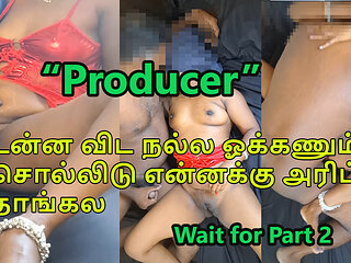 Indian Desi tamil bhabi spread legs for camera man for career