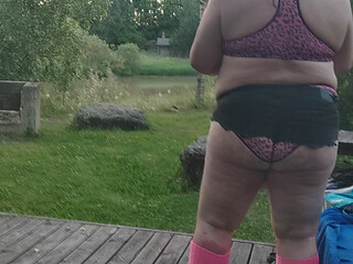SUMMER 2026 OUTDOOR,, UNEDITED BIG ASS, BELLY,,