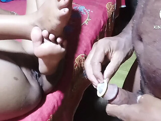 Bangladeshi village girl takes on young boy's stiff cock