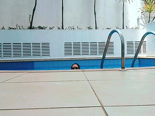 Relaxation by the Pool at Home