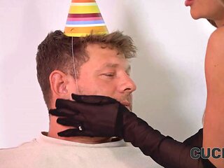 Cuck4k. kiss my sole and eat my warm snatch