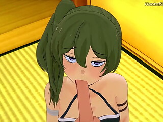 Ubel takes You for a Ride  and Lets You Cum on Her Tits &mdash_ Frieren Hentai