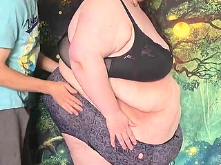 SSBBW Stripped Down to Underwear Part 1