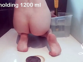 How much ENEMA can I hold?