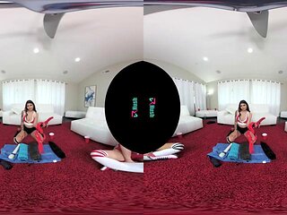 VR Foursome: Blowjob, Cowgirl  Big Tits Porn