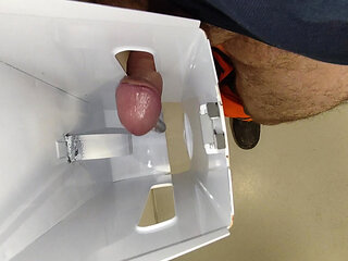 Cock in public toilet