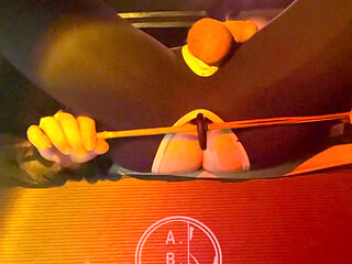 First Time Trying to Pee with a Butt Plug in His Ass, Jules Is 'helped' by His Flatmate Simon