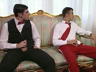 Maria the Hotel Maid Gets Her Ass and Hairy Pussy Fucked by Her Colleagues