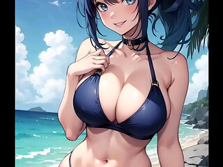 HMV - Blue Hair Girls_ Opening 1 - Keijo!!!!!!!! by Sexfannr3