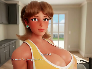 Mansion Days [ TABOO Hentai Game ] Ep.18 CREAMPIE my BEST FRIEND LOVER while the STEP FAMILY is doing groceries !