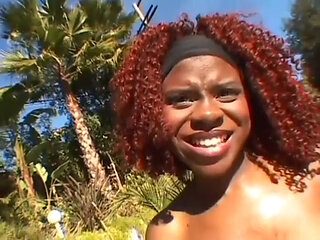 Two huge cock for ebony