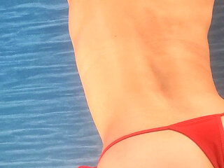 A Mature Woman in a Bikini